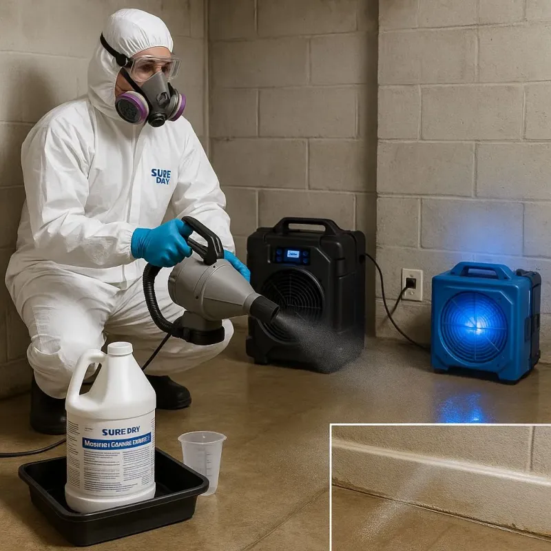 Sanitization and Odor Removal process in Etna, PA