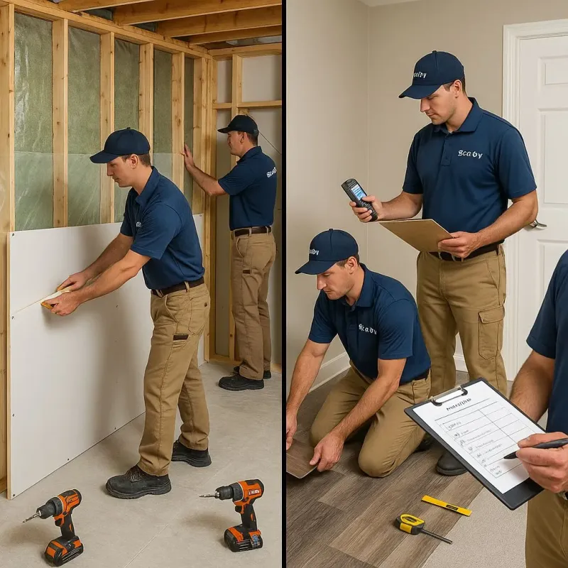 Repairs and Reconstruction process in Etna, PA